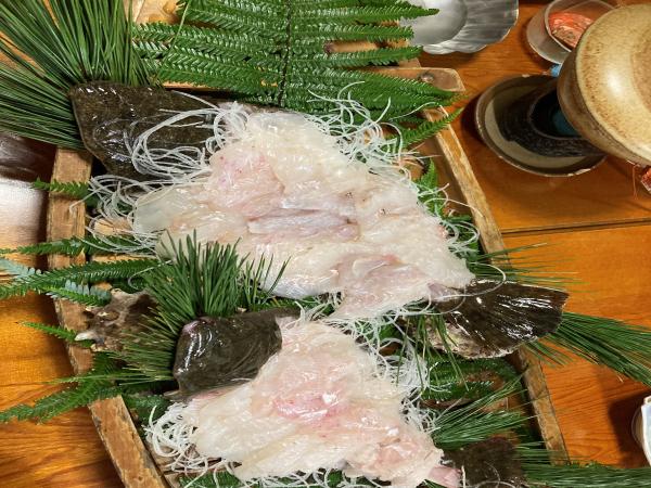 昼食：八島料理「お刺身」（イメージ）