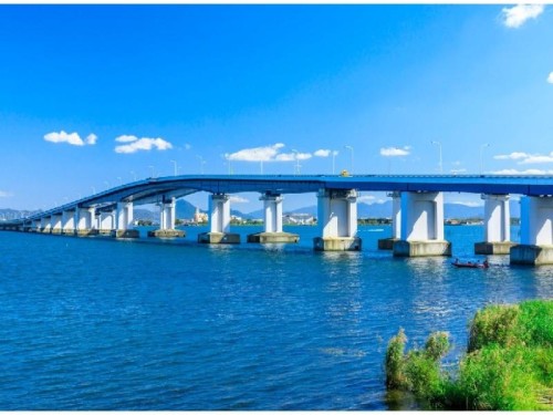 【クラブハリエお土産付き！】琵琶湖の風を感じて…滋賀道の駅めぐり＆近江牛ランチ