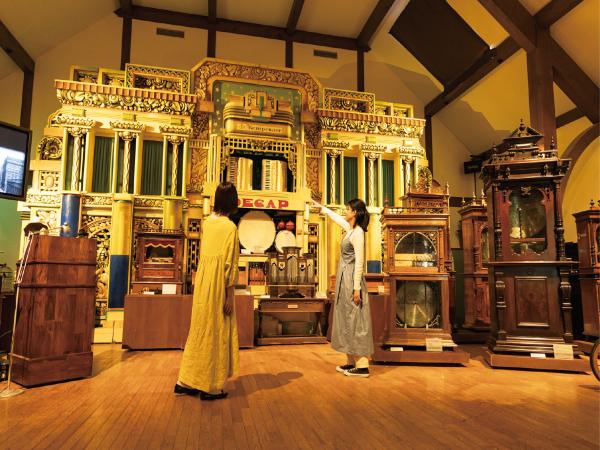 自動演奏の楽器がズラリ！