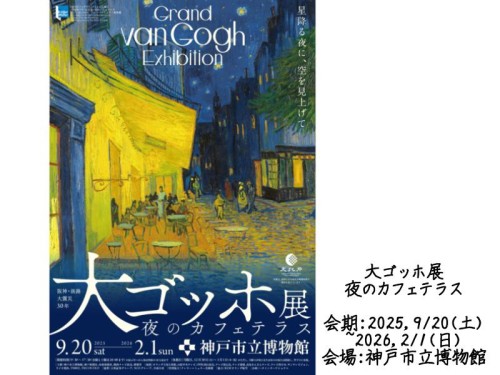 神戸ルミナリエ＆大ゴッホ展　六甲大パノラマの眺望２日間