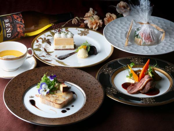 ノリタケ食器でいただくフレンチ　※イメージ画像