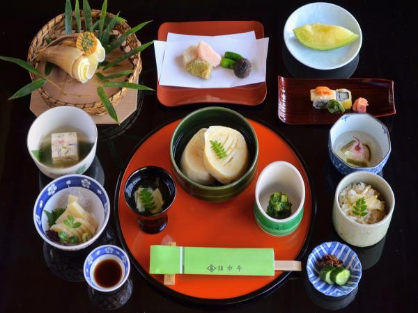 錦水亭 たけのこづくし